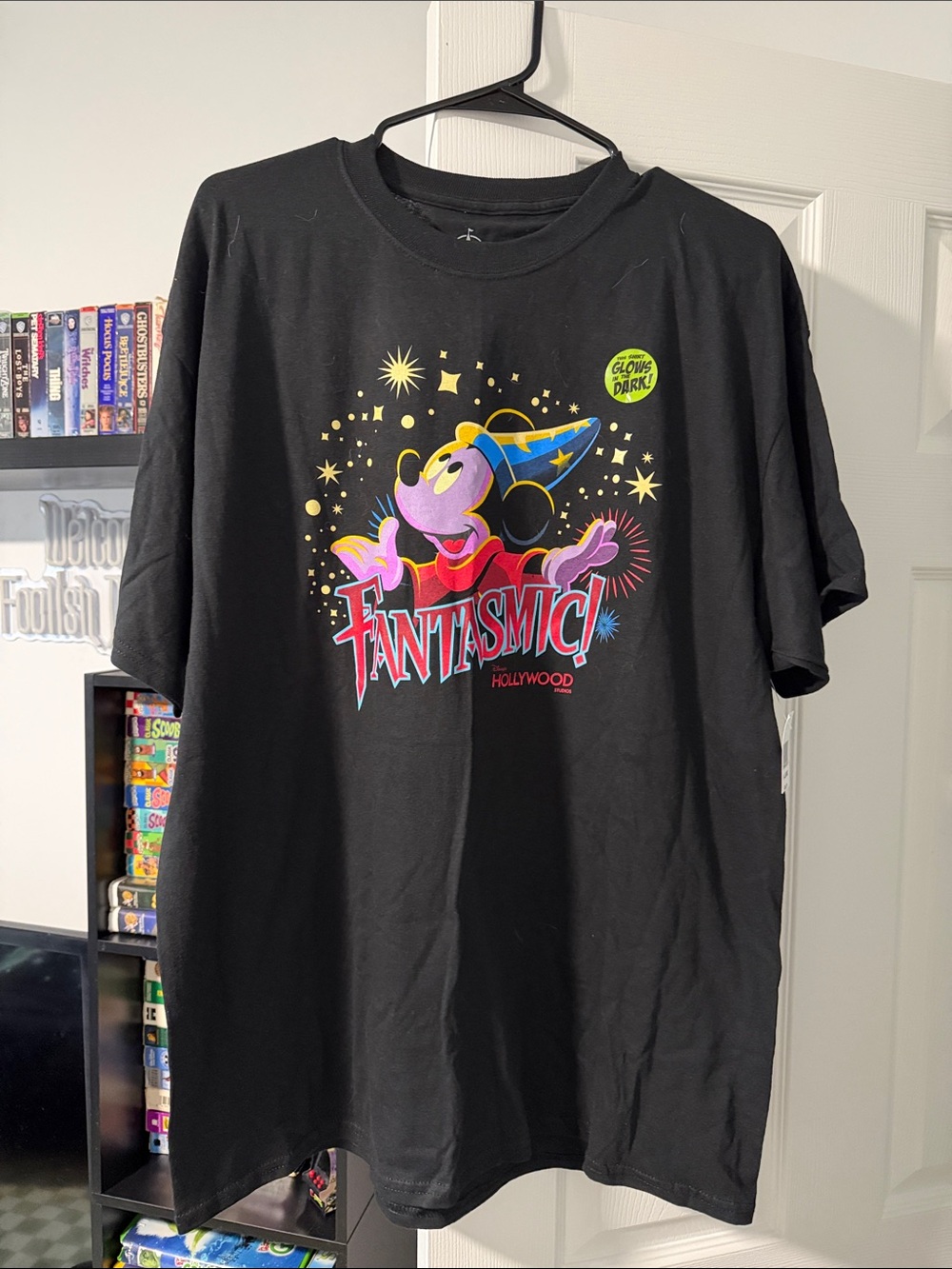 Disney Black Fantasmic! Mickey Glow Graphic Tee